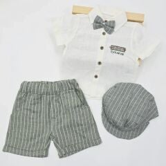 PARTNER BABY MÜSLİN ŞAPKALI TAKIM 6-9-12-18-24 AY