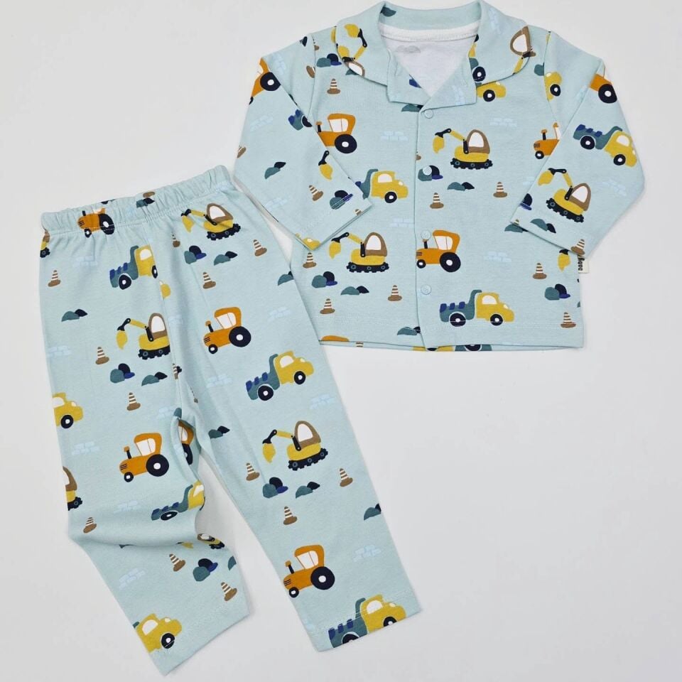Mevsimlik penye pijama takım 3-6-9-12 ay