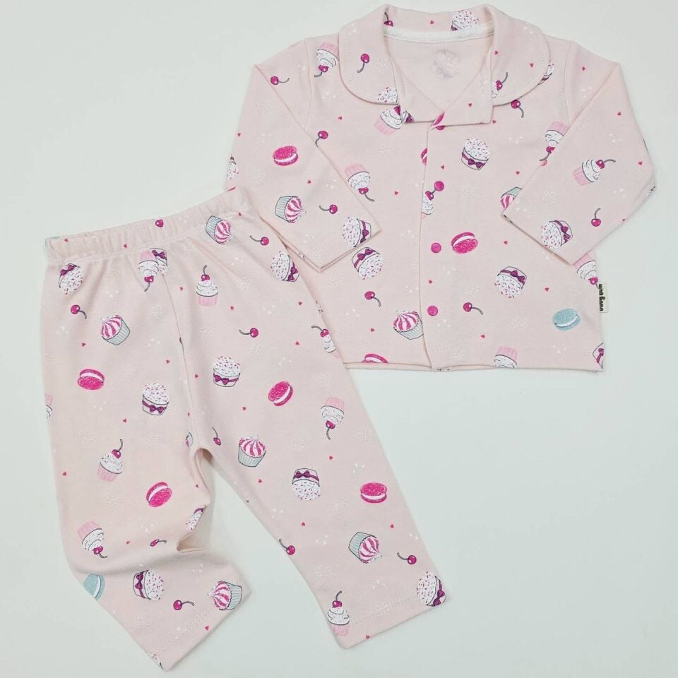 Mevsimlik penye pijama takım 3-6-9-12 ay