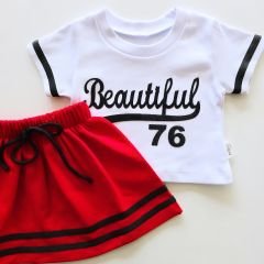Pelish girls beautiful krop badili etekli takım