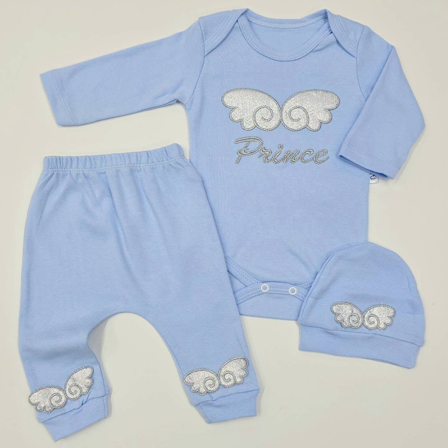Kanatlı prens bereli takım 3-6-9 ay