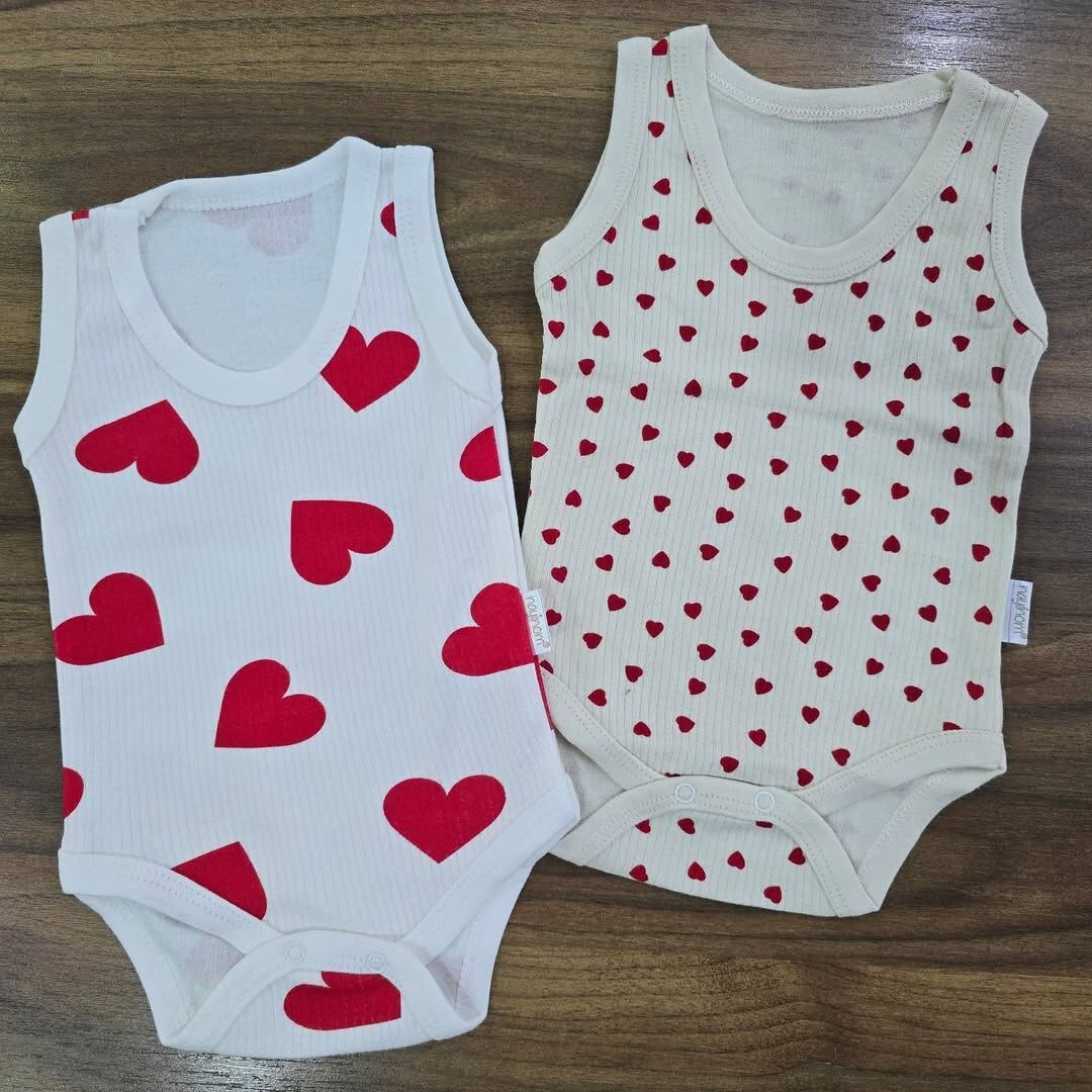 Nayınom Baskılı penye fitilli çıtçıtlı badi