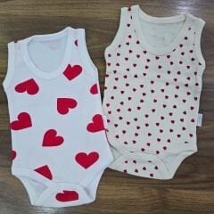 Nayınom Baskılı penye fitilli çıtçıtlı badi