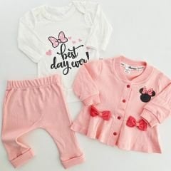 Donino baby minnieli ceketli takım