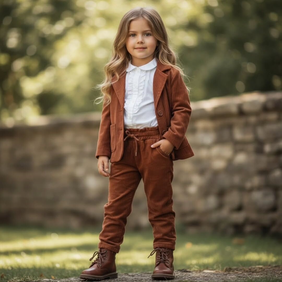 Gömlekli kadife takım