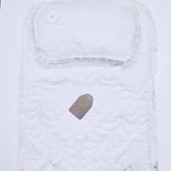 Beren baby kenarları dantelli alt açma 40*60 cm