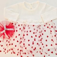 Minilay baby kalpli tütülü elbise