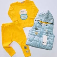 Hippıl baby yelekli takım