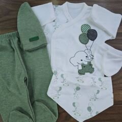 Filli balon modelli 5'li yenidoğan takım