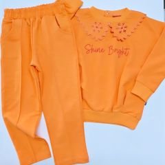 Nazar kids yaka nakışlı takım 7-10 yaş