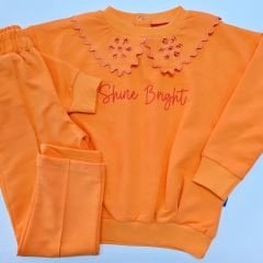 Nazar kids yaka nakışlı takım 7-10 yaş
