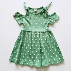 Deco kids fitilli puanlı elbise
