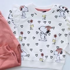 Messinho kids kalpli snopy takım