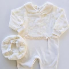 Leylek baby yoryo şapkalı tulum