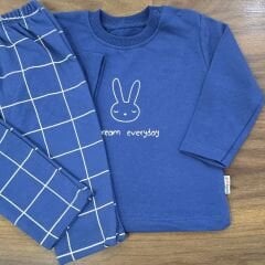 Tavşanlı kareli penye takım