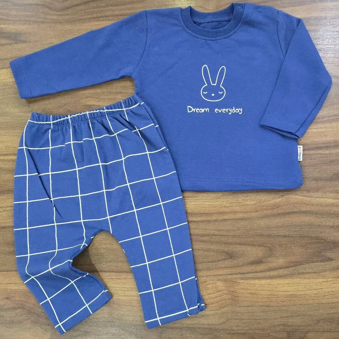 Tavşanlı kareli penye takım