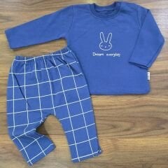 Tavşanlı kareli penye takım