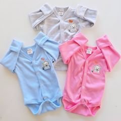 Poyraz baby kendinden eldivenli yenidoğan kundak badi